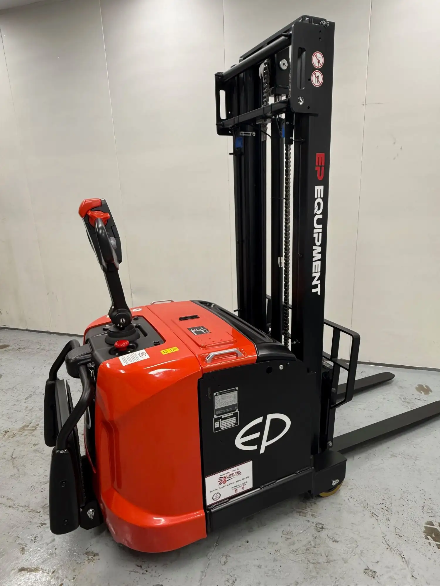 800kg Pedestrian Counterbalanced Stacker with Tilt 3.0m