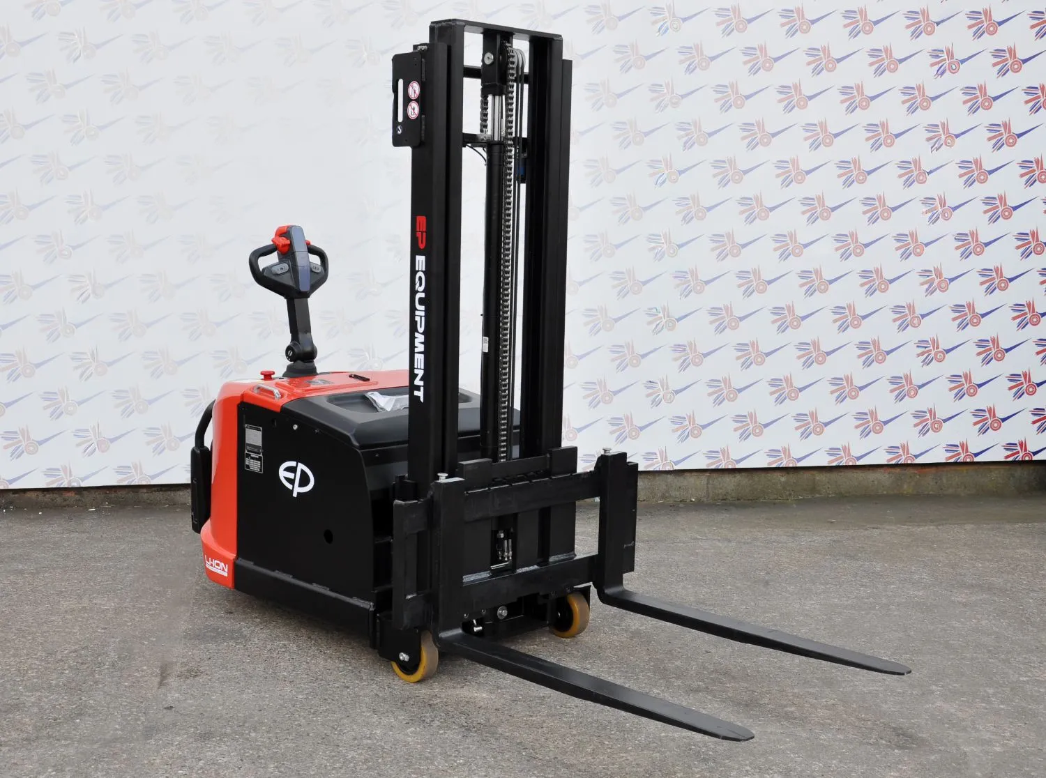 1200kg Pedestrian Counterbalanced Stacker with Tilt 3.0m